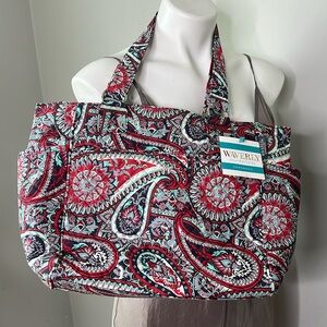 NWT Waverly Paisley Fabric Tote
